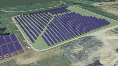 Solar landfill with Tesla Megapacks with solar canopies 4 – Megnyílt az LG Energy akkumulátorgyára a Tesla Megapack 3-ho