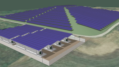 Solar landfill with Tesla Megapacks with solar canopies 3 – Tesla Megapackek stabilizálják az xAI tennessee-i adatközpon