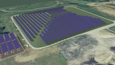 Solar landfill with Tesla Megapacks with solar canopies 5 – 650 millió dolláros Tesla Megapack üzem épül Belgiumban