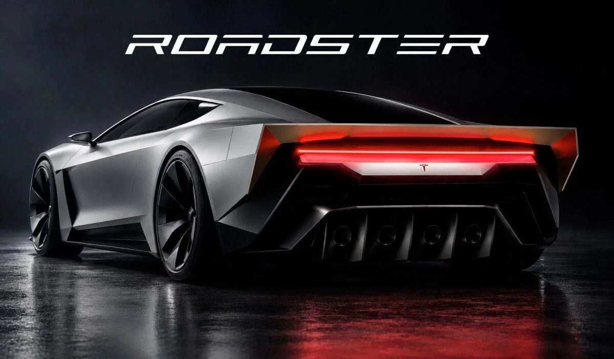 Tesla Roadster prototípus és koncepciókép