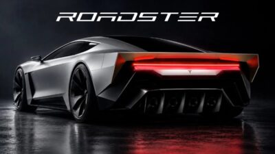 Tesla Roadster prototípus és koncepciókép